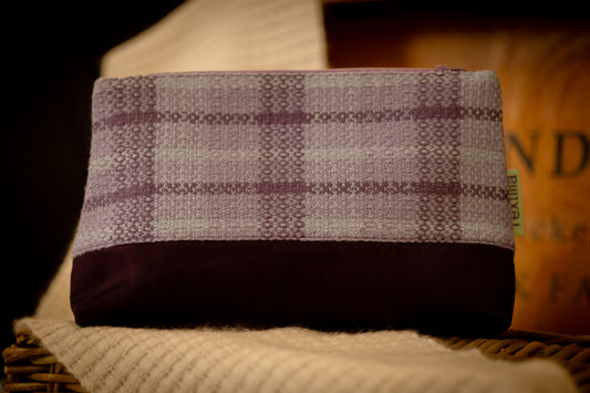 Purple and Lilac Large Pouch